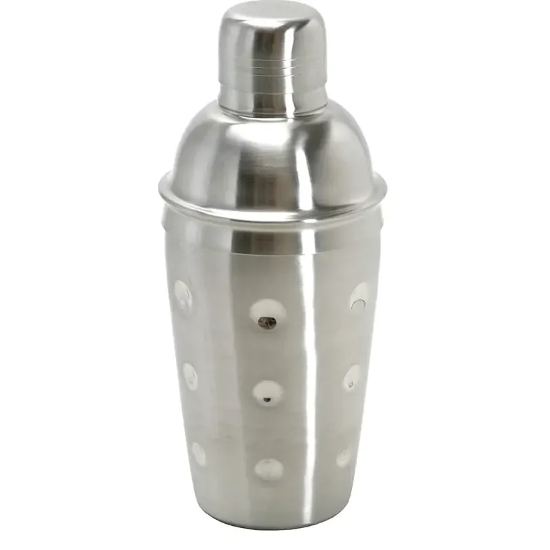 Sichere Zahlung Cocktail shaker 3tlg. - Edelstahl mit Sieb - 500 ml.